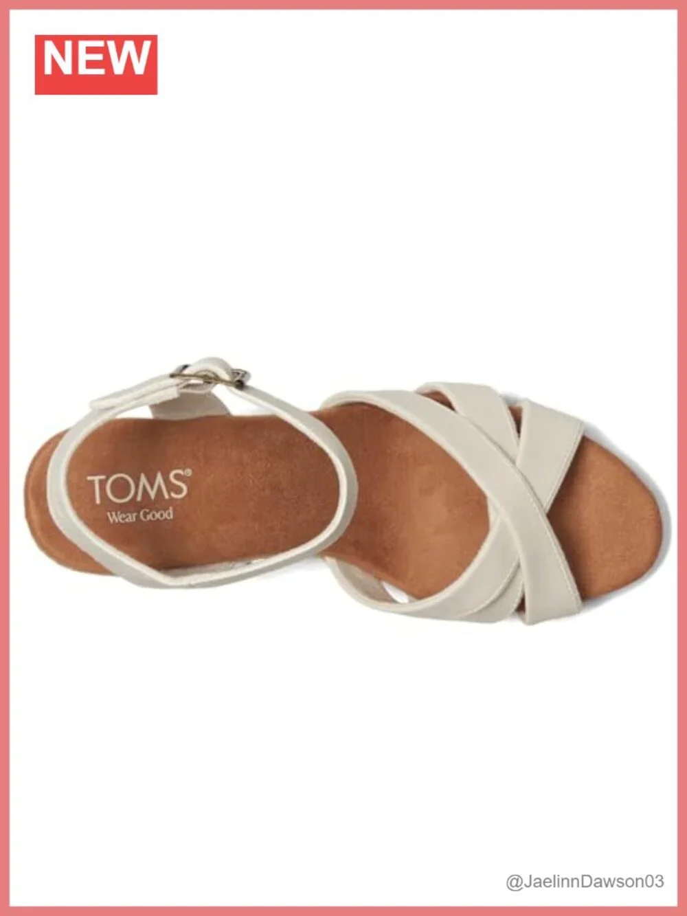 TOMS Majorca Strappy Block Heel Sandals Leather Platform Ankle Strap